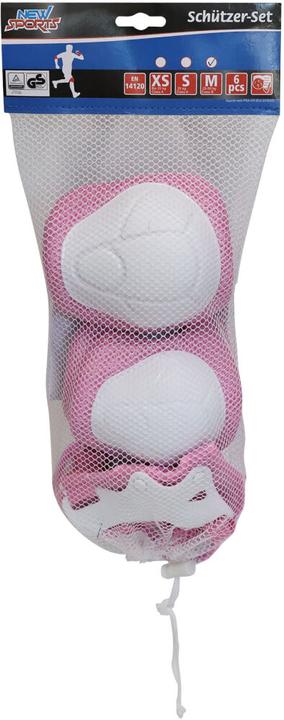 Produktbild New Sports Schützer-Set pink, Grösse M von 25-50 kg (M, Knieschoner, Ellbogenschoner, Handgelenkschoner, 6 Stück)
