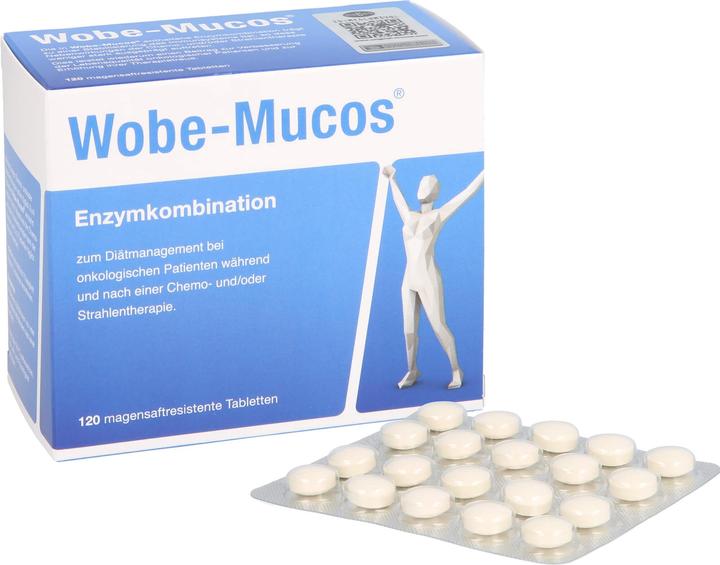 Produktbild Mucos Wobe-Mucos Tabletten, 120 St. Tabletten (120 Stück, Tabletten)