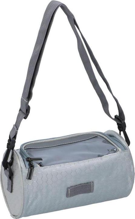 Actual product image Dunlop - Fahrradlenkertasche/Gepäcktasche mit Smartphonetasche (grau) (1.20 l, Handlebar bag)