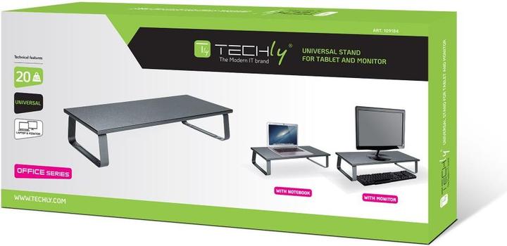 Actual product image Techly Universal Desk Stand in Steel
