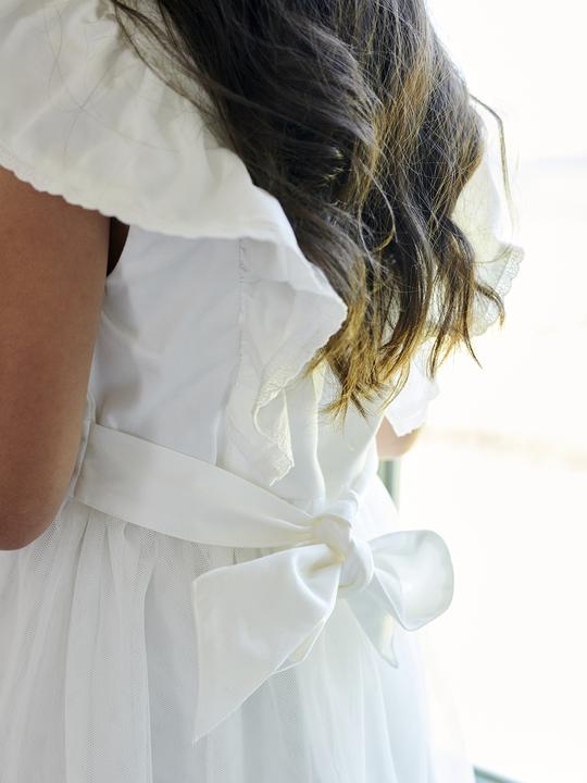 Produktbild Vertbaudet Festliches Mädchen Volantkleid, Musselin & Tüll (122)