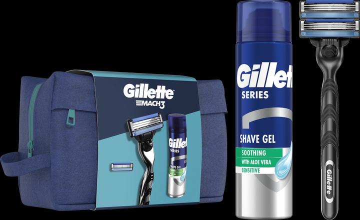 Actual product image Gillette SET MACH3 + 1 RAZOR BLADE