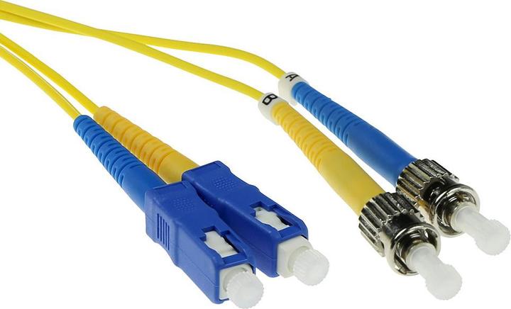 Produktbild SC-ST 9/125um OS1 Duplex 10.00m 10m 10m SC ST Gelb Glasfaserkabel (CAT6, 10 m)