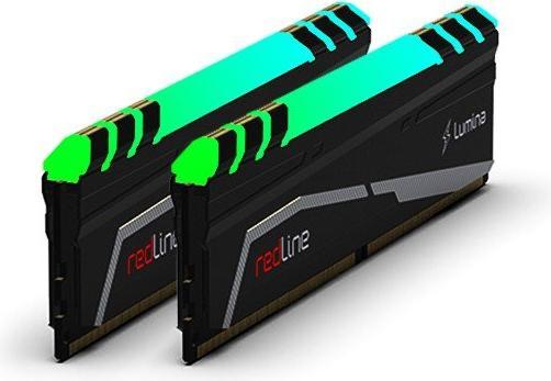 Image du produit Mushkin DIMM 64 GB DDR5-6400 (2x 32 GB) Dual-Kit (noir, MLA5C640A77P32GX2, Redline Lumina) (2 x 32GB, 6400 MHz, RAM DDR5, DIMM)