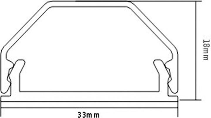 Produktbild Roline Kabelkanal (Kabelkanal, 110 cm)