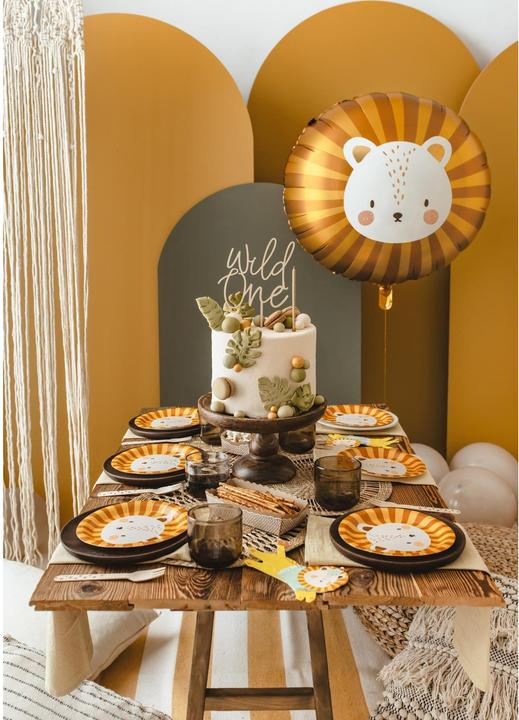 Produktbild Partydeco Folienballon Löwe 70 x 67 cm, Gelb (1 x)
