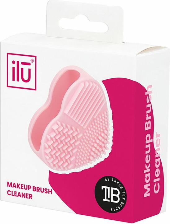 Actual product image Ilu T4B Brush Cleaner Make up Brush Cleaner Silicone Cosmetic Brush Cleaning (Pink)