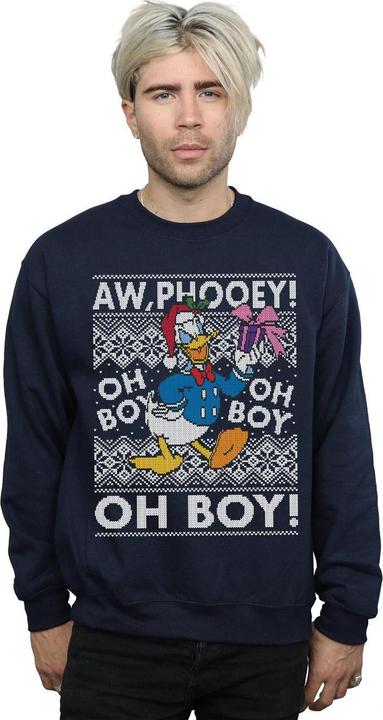 Immagine prodotto Disney Donald Duck Christmas Fair Isle Felpa Uomo (M)