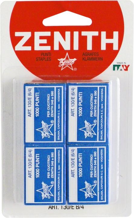 Zenith 4 boxes of 130/e points (1 x)