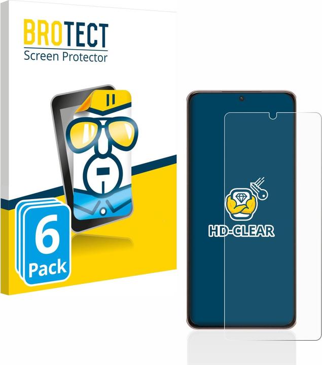 Productafbeelding BROTECT Schermbeschermer helder (6 Stuk, Samsung Galaxy S21 Ultra 5G)
