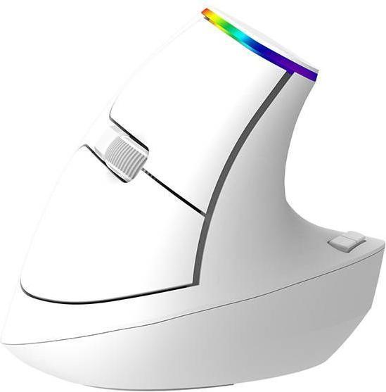 Delux Wireless Vertical Mouse M618C 2.4G 1600DPI RGB (white) (Wireless)