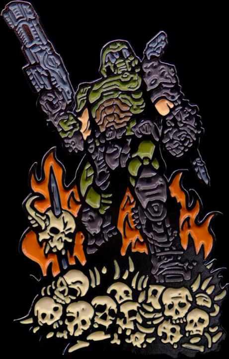 Produktbild Fanattik Doom Eternal Ansteck-Pin Doom Guy Limited Edition
