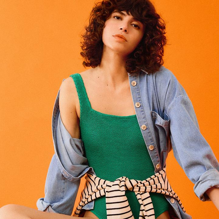 Produktbild La Redoute Collections Jeanshemd mit langen Ärmeln (32)