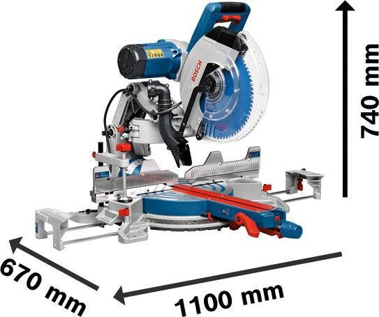 Produktbild Bosch Professional Kapp- und Gehrungssäge GCM 12 GDL, Wood