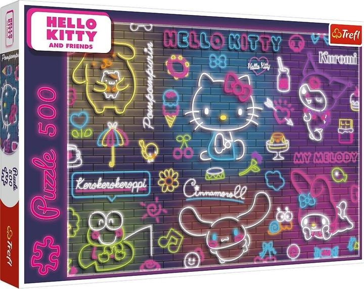 Produktbild Trefl Puzzle 500 – Neon Hello Kitty (500 Teile)