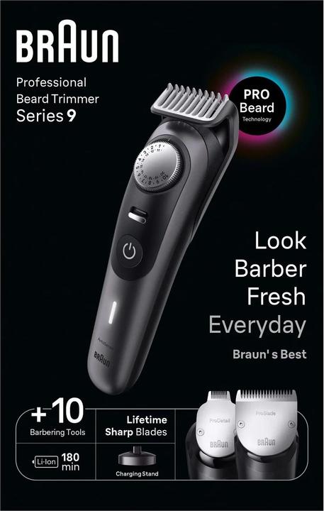 Actual product image Braun Beardtrimmer Series 9 (BT9421)