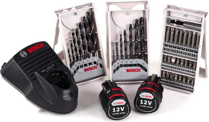 Produktbild Bosch Professional GSR 12V-15 inkl. 39-tlg. Set (Akkubetrieb)