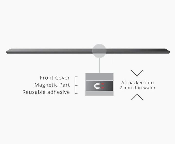 Produktbild Xvida StickyPad5 für Smartphones – Universeller Magnetadapter