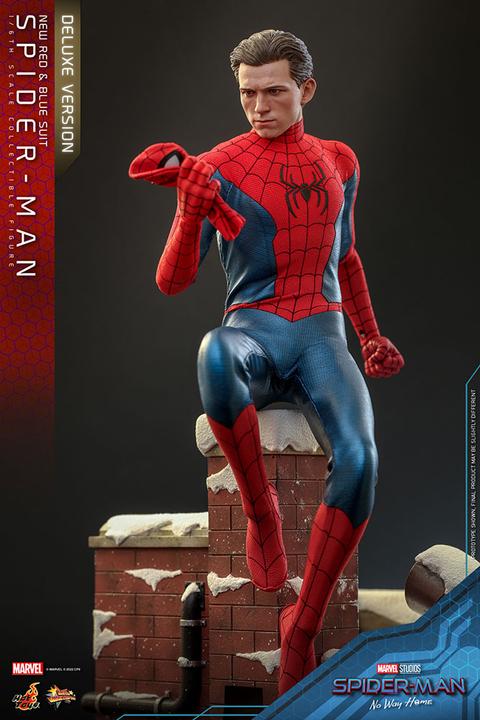 Immagine prodotto Hot Toys Spider-Man: No Way Home statuetta Movie Masterpiece 1/6 Spider-Man (nuova tuta rossa e blu) (Deluxe