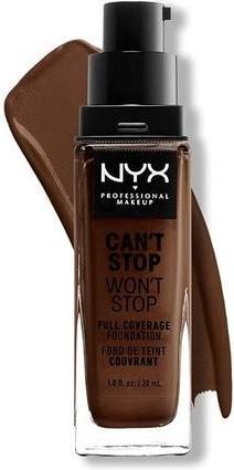 Image du produit NYX Professional Make-Up Can't Stop Won't Stop - Fond de teint Full Coverage Deep Espresso (Espresso profond)