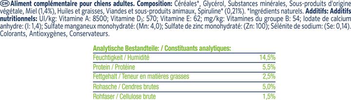 Nährwerte und Zutaten Dentalife Kausnack ActivFresh Small (Adult, 30 Stk., 490 g)