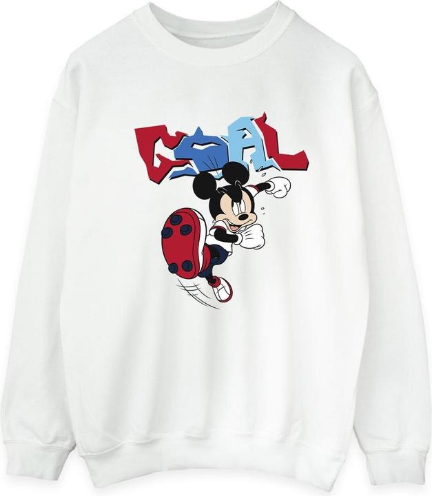 Disney Mickey Mouse Goal Striker Pose Sweatshirt (S)