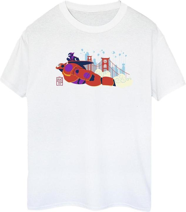 Disney Big Hero 6 Baymax Hiro Bridge TShirt (L)