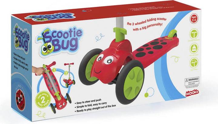 Actual product image Mookie Scootiebug tricycle scooter