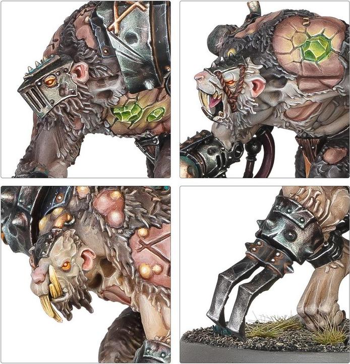Actual product image Games Workshop Warhammer AoS - Skaven Rats Ogres (Plastic)