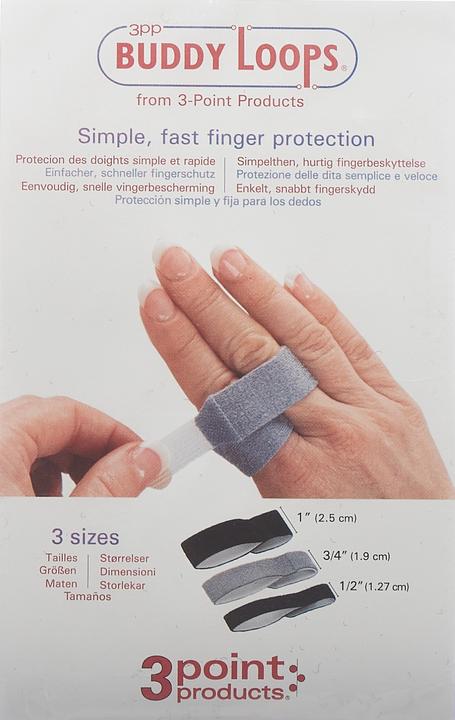Produktbild 3pp Buddy Loops 2.50cm breit schwarz