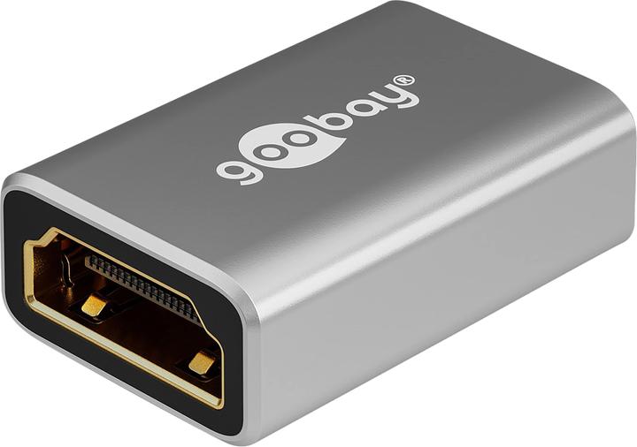 Produktbild Goobay HDMI-Adapter, Kupplung, vergoldet, 8K @ 60 Hz (HDMI)