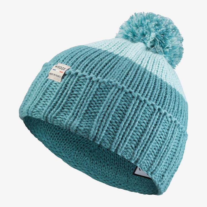 Actual product image Wedze Ski cap for children Made in France - Grand Nord blue (One size)