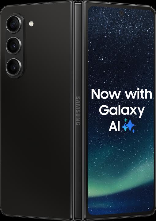 Samsung Galaxy Z Fold5 (256 GB, Phantom Black, 7.60", SIM + eSIM, 50 Mpx, 5G)