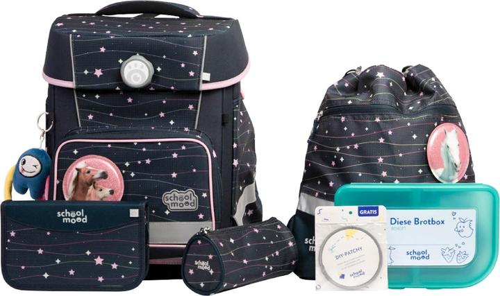 School-Mood Champion Maxx Pro Mila Schulranzen-Set 7-teilig (22 l)
