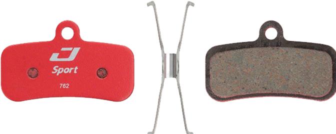 Actual product image Jagwire DCAT05 Sport Semi-Metallic Disc Brake Pad, Tektro (Auriga+, 5mm Thick) (Tektro, Shimano, TRP, Semi-metallic)