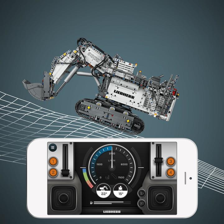 Actual product image LEGO Liebherr excavator R 9800 (42100, LEGO Technic)