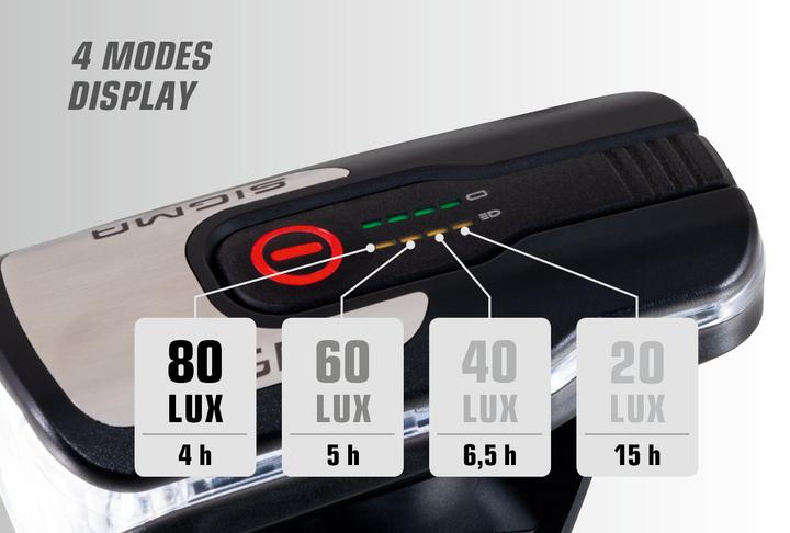 Immagine prodotto Sigma Sport Aura 80/Nugget II (80 lm, 80 lm)