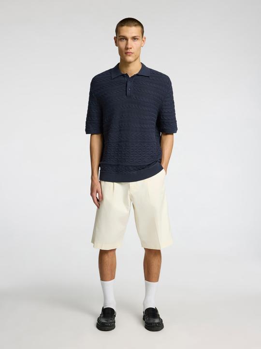 Immagine prodotto Selected Homme Kurzärmeliges Polohemd aus Strick (S)