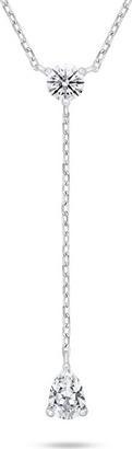 Brilio Silver - Silver women's necklace with zircons NCL194W