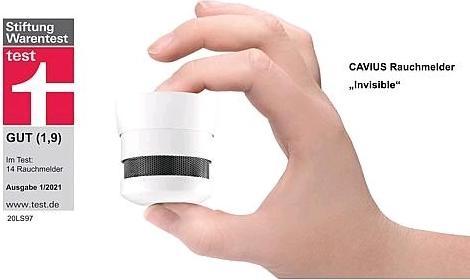Image du produit Cavius Détecteur de fumée INVISIBLE VDS