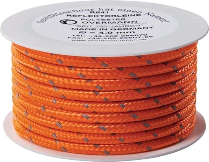 Produktbild Overmann Reflektorschnur Safety Reflector Länge 50 m Ø 6 mm Polyester orange (50 m)