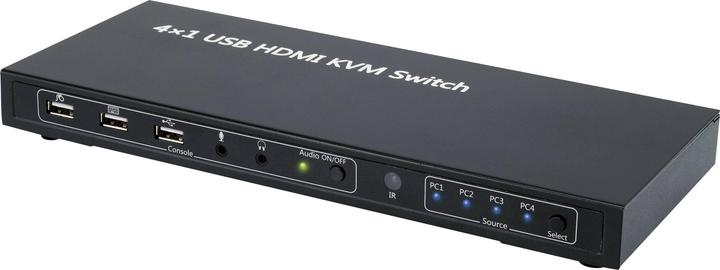 Actual product image SpeaKa Professional 4Ã-1 HDMI KVM Switch with USB