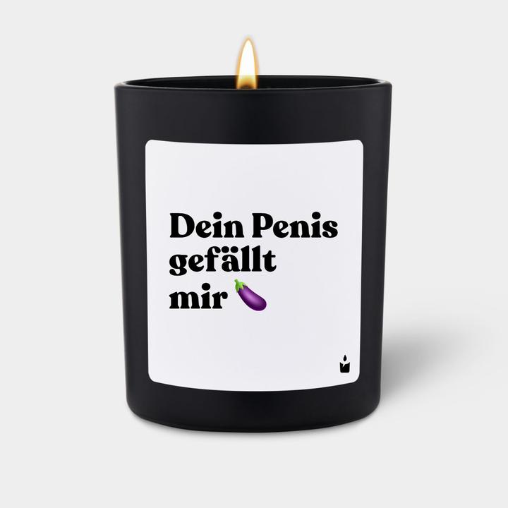Produktbild Chatty Candles Duftkerze Woody Dein Penis gefällt mir