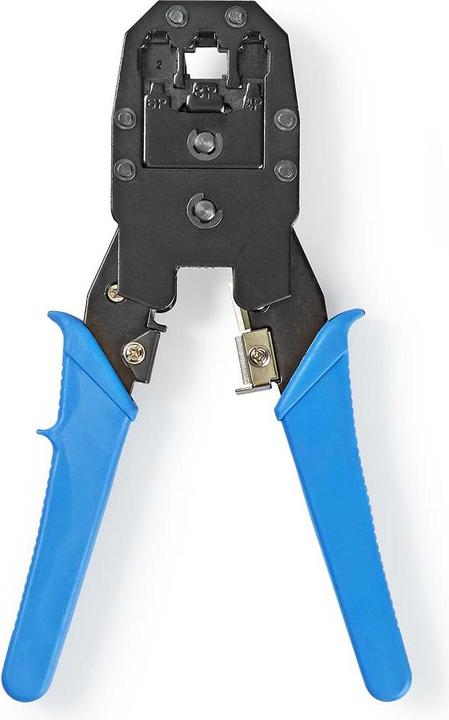 Actual product image Nedis Crimp pliers | CAT5 / CAT5e / CAT6 / CAT6a / RJ10 / RJ11 / RJ45 | Pulling / cutting / pliers (200 mm)