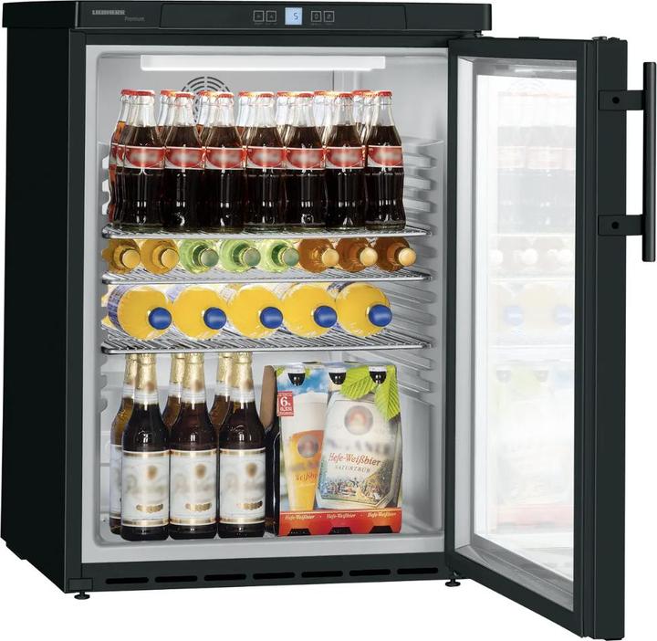 Liebherr Recirculating Air Fridge FKUV 1613 744 Black (148 l)
