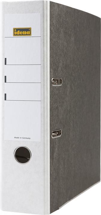 Idena Ordner A4 weiss 8cm Wolkenmarmor FSC-Mix (A4, 80 mm, 1 Stück)