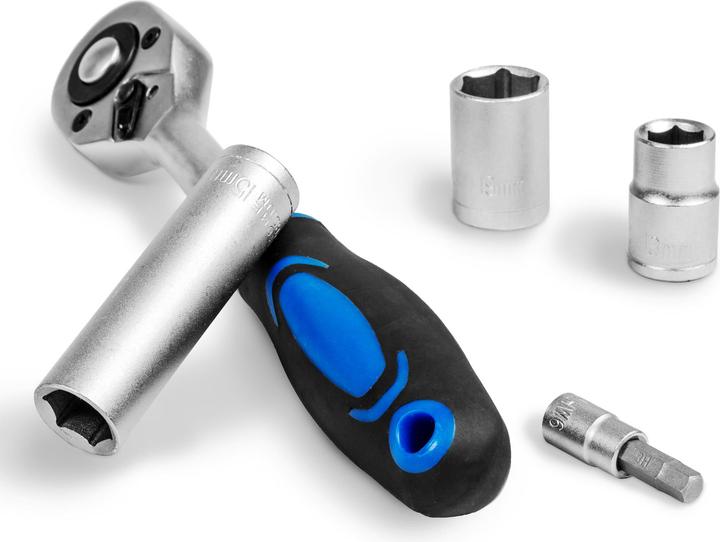 Actual product image tectake Steckschlüsselsatz (1/4", 1/2", 4 mm, 4.5 mm, 5 mm, 5.5 mm, 6 mm, 7 mm, 8 mm, 9 mm, 10 mm, 11 mm, 12 mm, 13 mm, 14 mm, 15 mm, 16 mm, 17 mm, 18 mm, 19 mm, 20 mm, 21 mm, 22 mm, 23 mm, 24 mm, 27 mm, 30 mm, 32 mm)