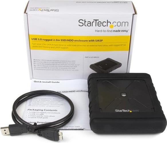Image du produit StarTech Boîtier Robuste Pour Disque Dur (2.5")