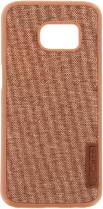 Produktbild OEM Silicone Case Textile for Samsung S7 brown (Samsung Galaxy S7)