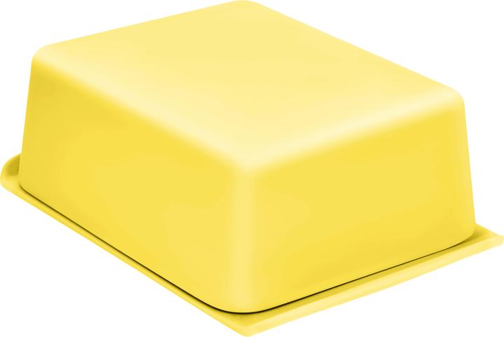 Magu Butterdose Natur-Design gelb (0.80 l)